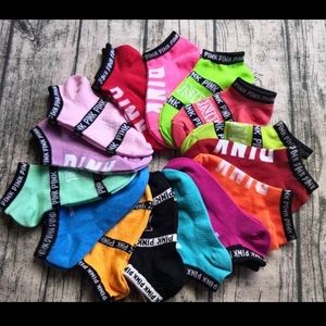 PINK’S VICTORIA SECRET SOCKS🌈🦄✨❕